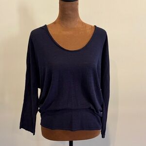 Michael Stars - OSFA - Navy Blue Women's Top w dolman sleeve